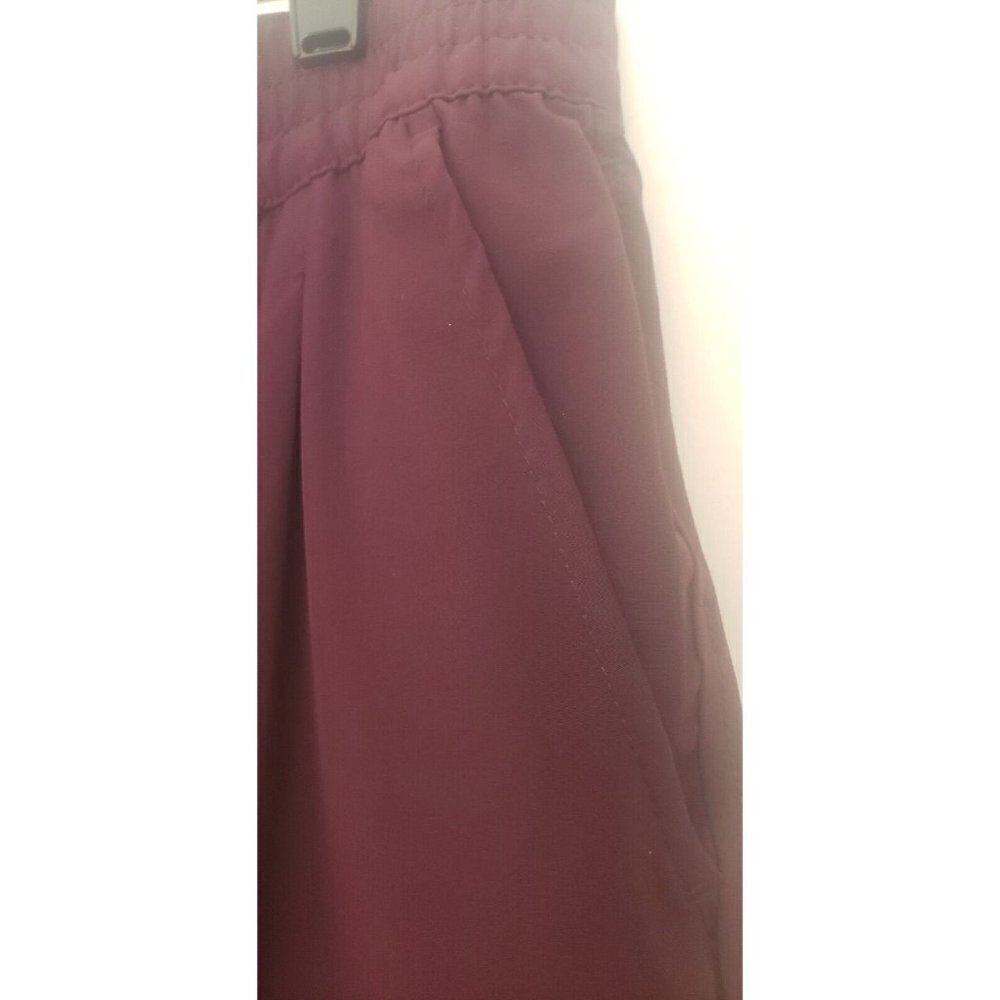 NEW CALVIN KLEIN WOMENS CROPPED WIDE LEG PANTS AUBORN LARGE - Picture 5 of 9